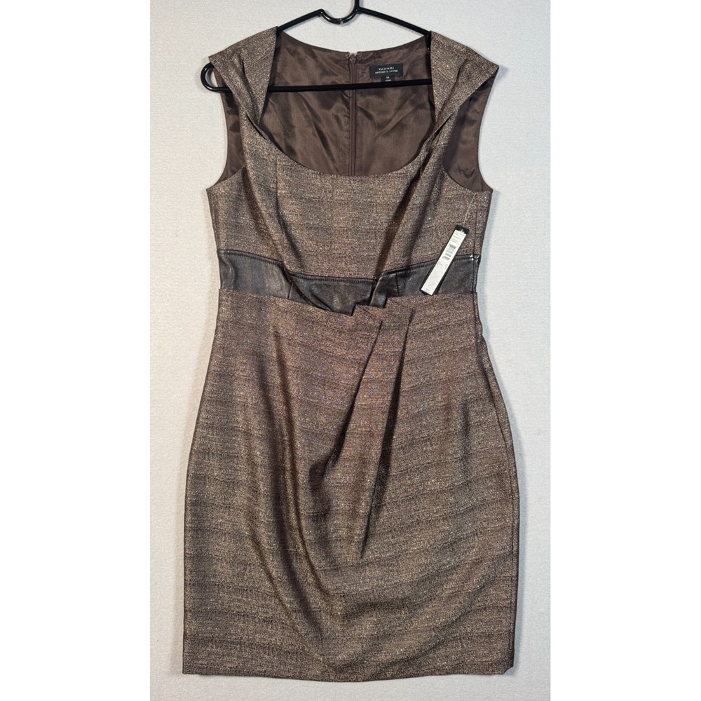 Tahari Arthur S Levine Sleeveless Knee Length Sheath Style Dress - NEW W/Tags 10